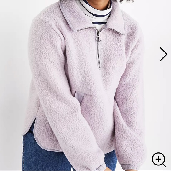 madewell sherpa pullover